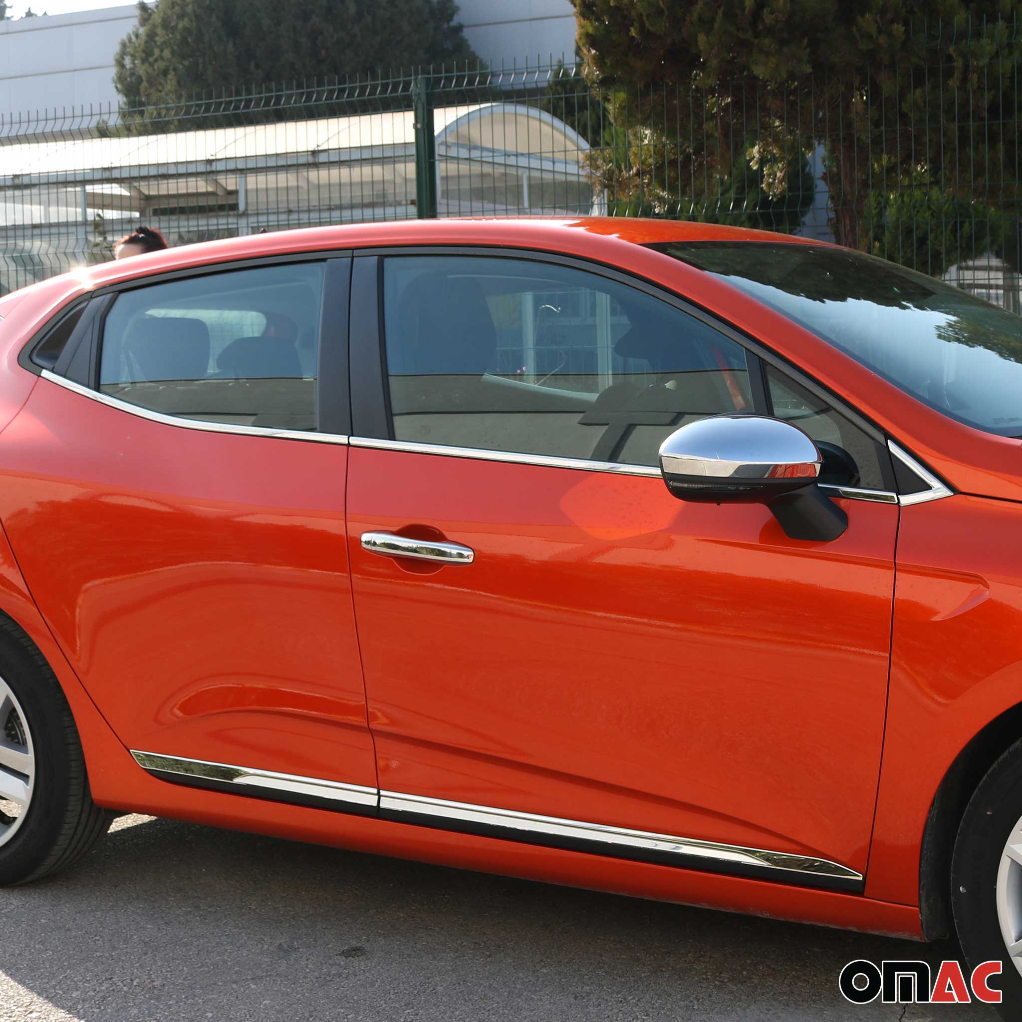 Fensterleisten Zierleisten für Renault Clio 2019-2025 Edelstahl Chrom 6tlg