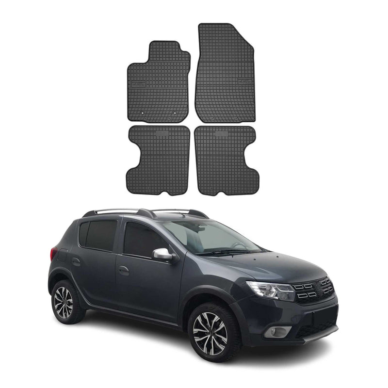 Fußmatte Automatte für Dacia Sandero Stepway 2013-2018 OMAC Gummi 4x