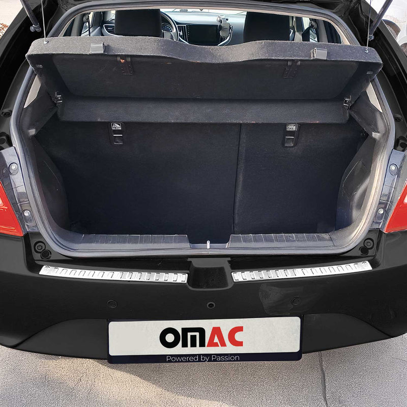 Ladekantenschutz Stoßstangenschutz für Suzuki Baleno 2018-2025 Edelstahl Silber