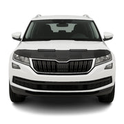 Haubenbra Steinschlagschutz Bonnet Bra für Skoda Kodiaq 2016-2026 Kariert Halb