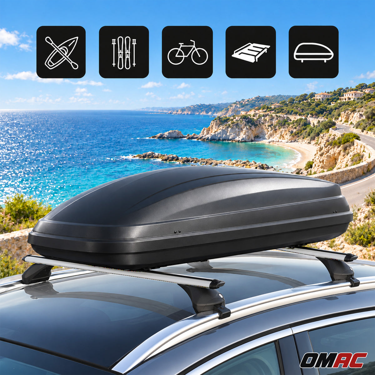 Green Valley Quick Dachträger für Mercedes GLA 2014-2020 Aluminium Silber