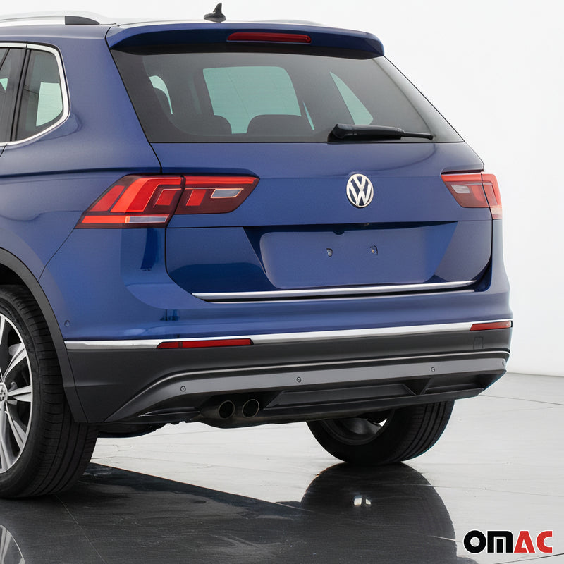 Kofferraumleiste Heckleiste für VW Tiguan / Allspace 2016-2024 Edelstahl Chrom