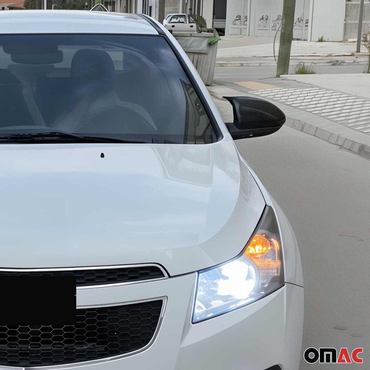 Spiegelkappen Spiegelabdeckung für Chevrolet Cruze J300 2012-2016 ABS Glanz