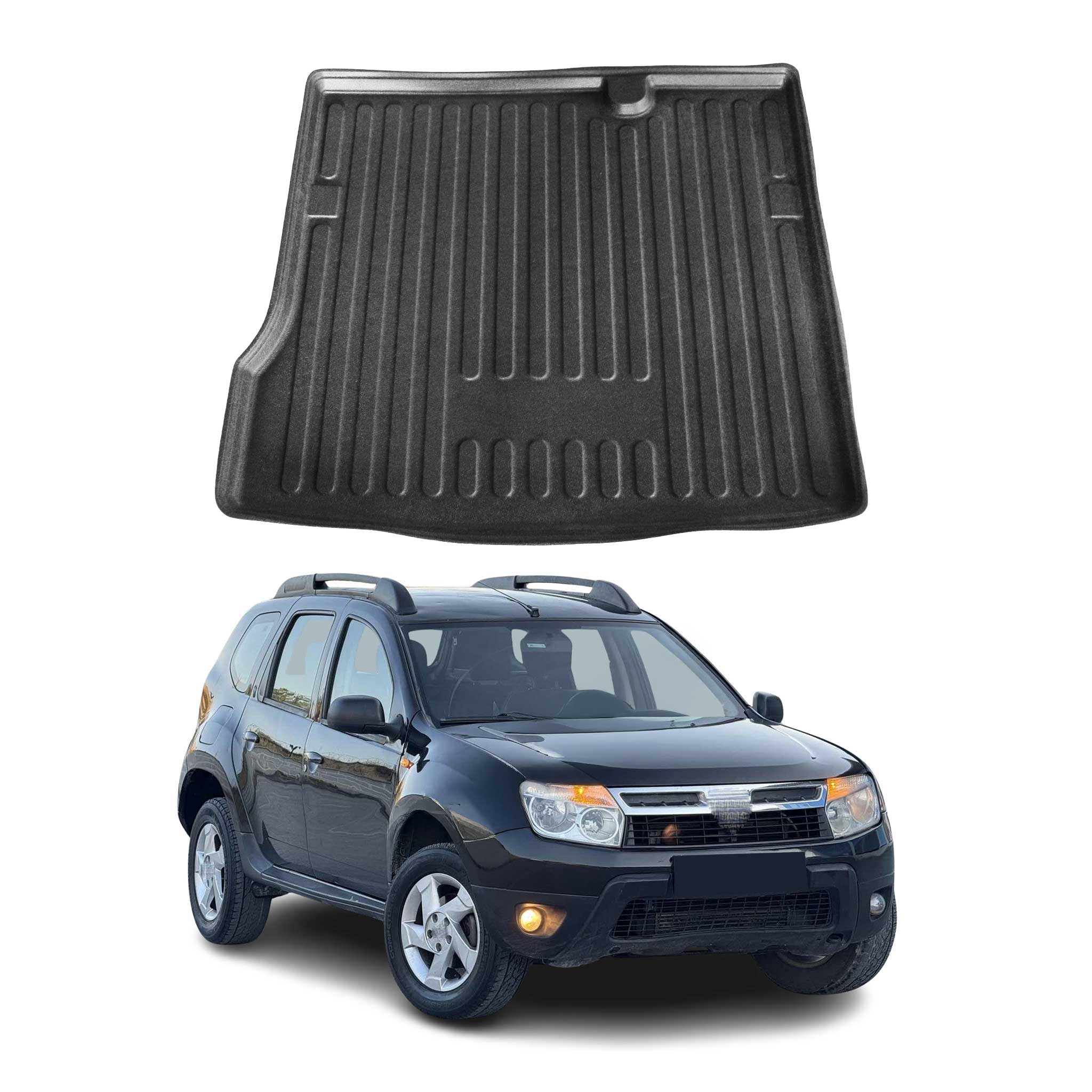 Kofferraumwanne Laderaumwanne für Dacia Duster 4X2 2010-2018 Gummi TPE Schwarz