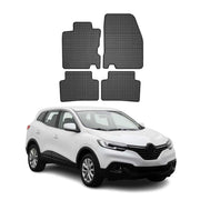 OMAC Gummi Fußmatten für Renault Kadjar 2015-2018 Automatten Gummi Schwarz 4tlg