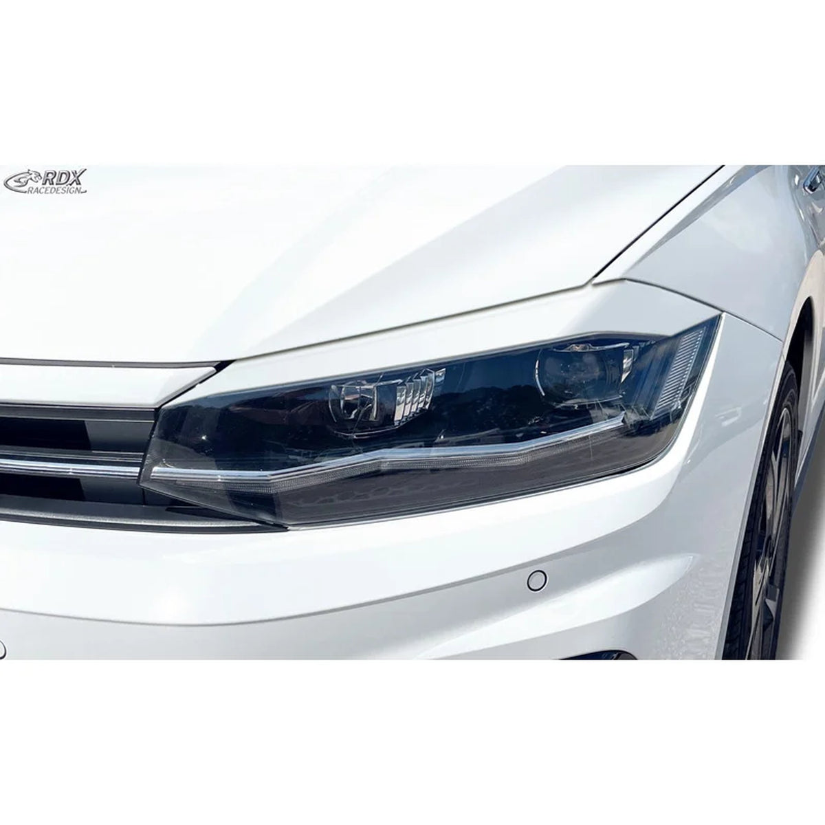 RDX Scheinwerferblenden für VW Polo AW 2017- ABS TÜV