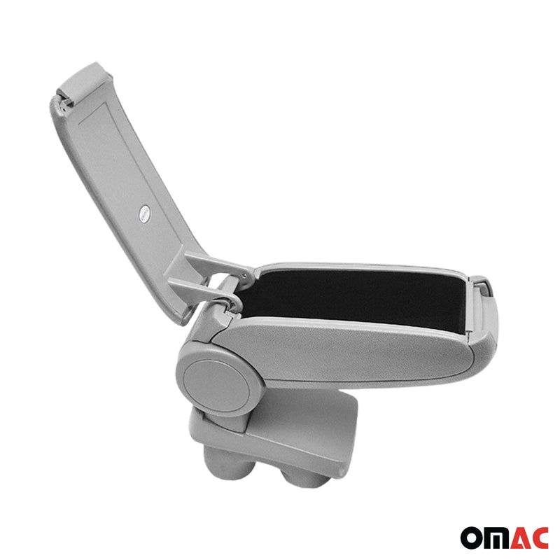 Mittelarmlehne Armlehne Mittelkonsole für Peugeot 301 2012-2021 PU-Leder Grau