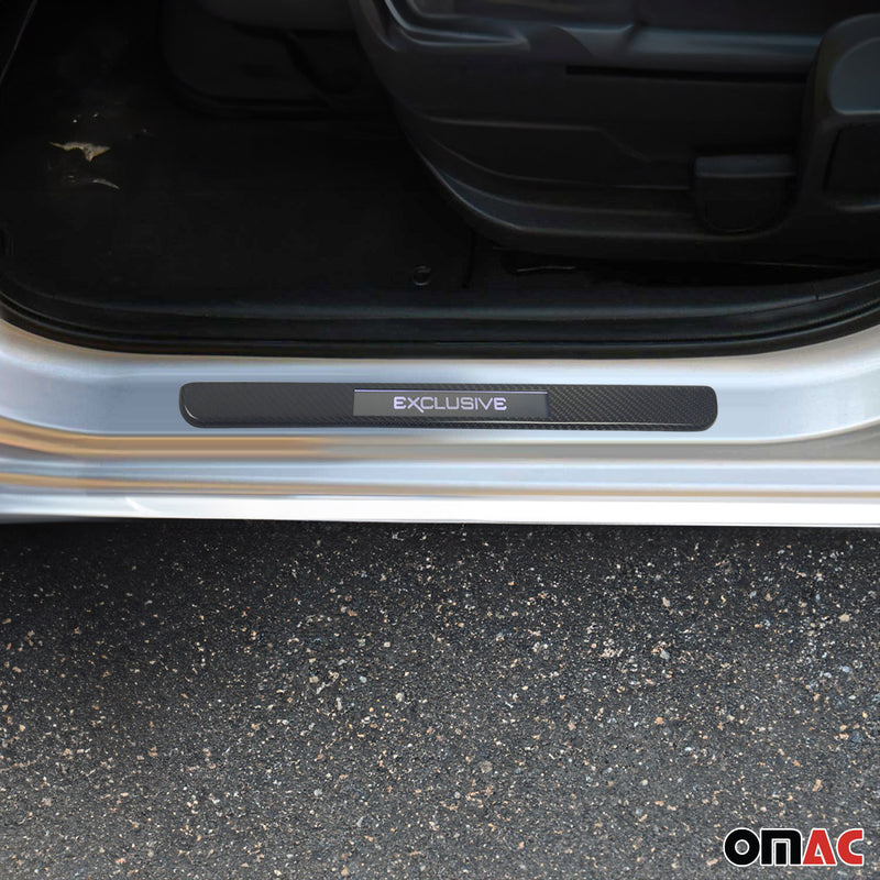 Einstiegsleisten Exclusive Türschwellerleisten Auto Carbon 2x 45Cm