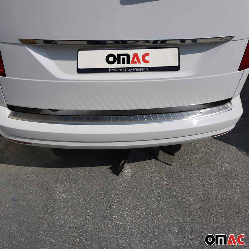 Kofferraumleiste Heckleiste für VW Caddy 2015-2020 Untere Kohlefaser Schwarz