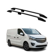 Dachreling Dachgepäckträger für Opel Vivaro B 2014-2019 Kurzer Alu Schwarz