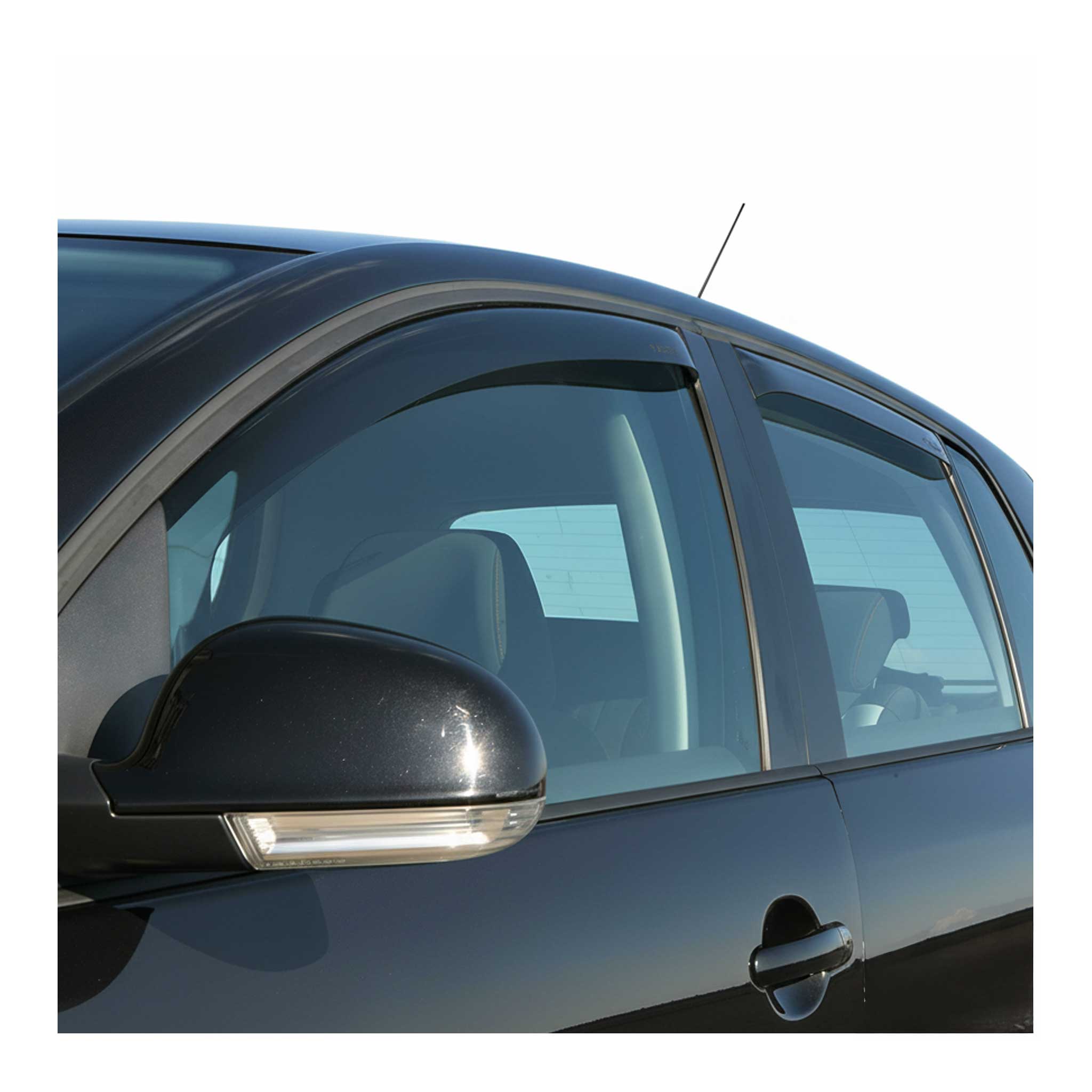 Windabweiser Regenabweiser für Audi Q3 8U 2011-2018 Dunkel Acryl 2tlg