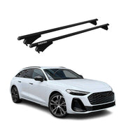 Menabo Dachträger Grundtäger für Audi A5 B10 Avant 2025-2026 75kg Alu Schwarz 2x