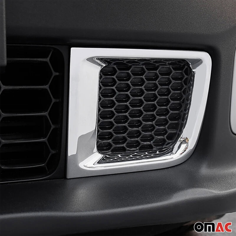 Kühlergrill Leisten Grillleisten für Jeep Renegade 2014-2019 Chrom ABS Silber 2x