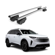 Dachträger Grundträger für Peugeot 5008 III 2024-2026 Aluminium Silber 2tlg