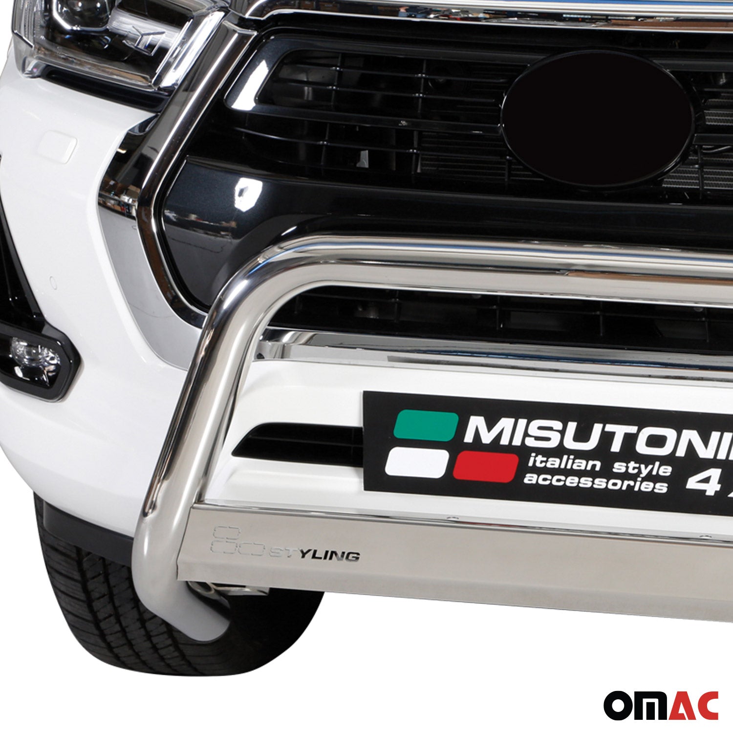 Frontbügel Frontschutzbügel für Toyota Hilux 2021-2026 ø63mm Stahl Silber Schutz