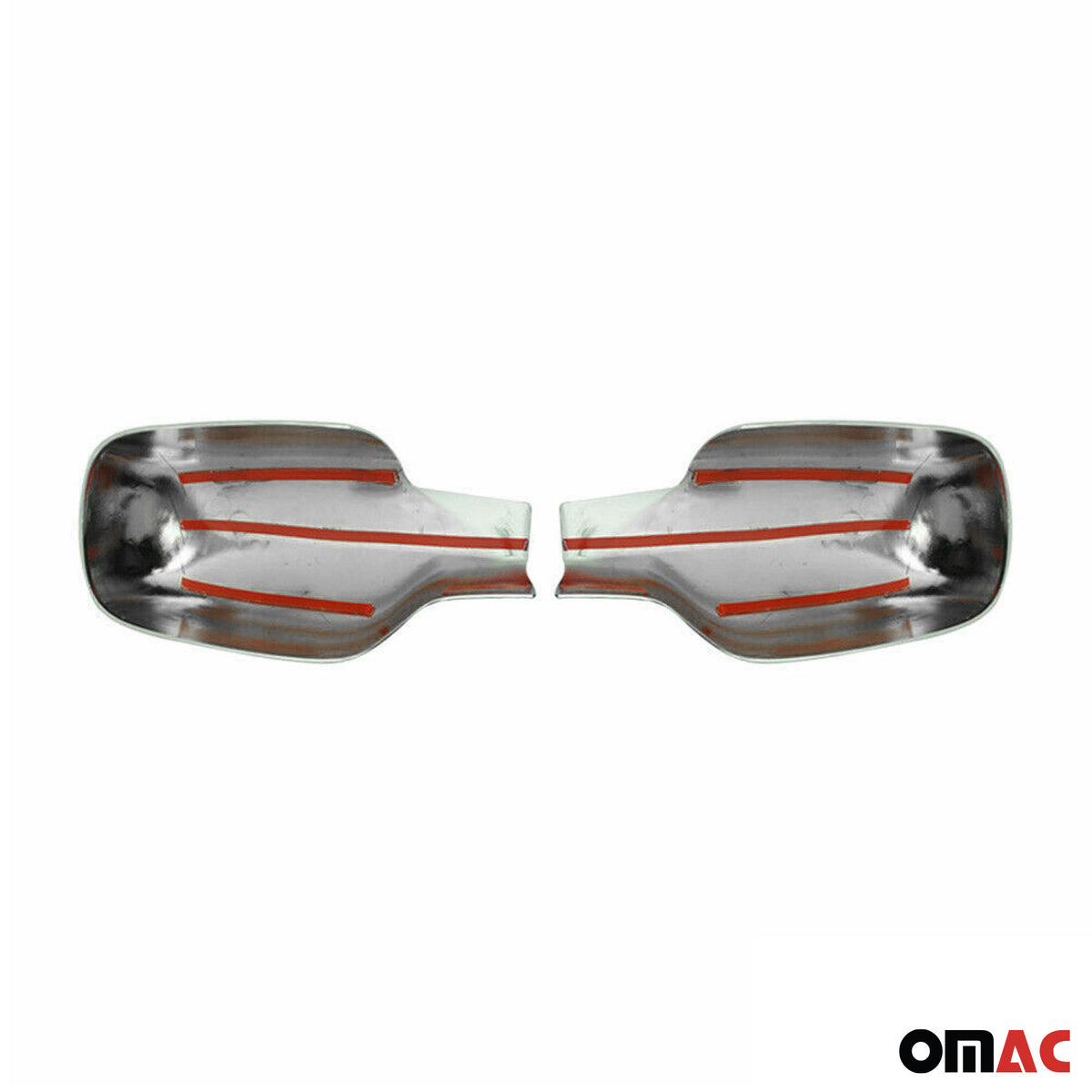 Spiegelkappen Spiegelabdeckung für Renault Clio 2005-2013 Edelstahl Chrom 2tlg