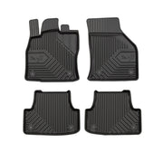 Fußmatten Gummimatten No.77 für Audi A3 Limo 8V 2013-2020 TPE Schwarz 4 tlg