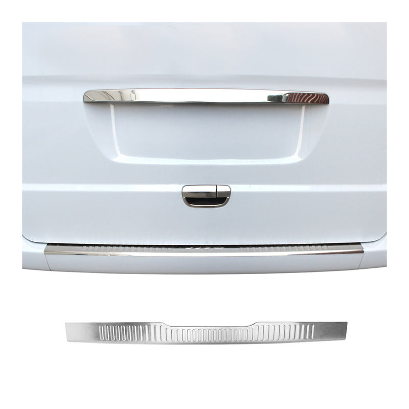 Ladekantenschutz Stoßstange für Mercedes Vito W639 2003-2014 Chrom Gebürstet