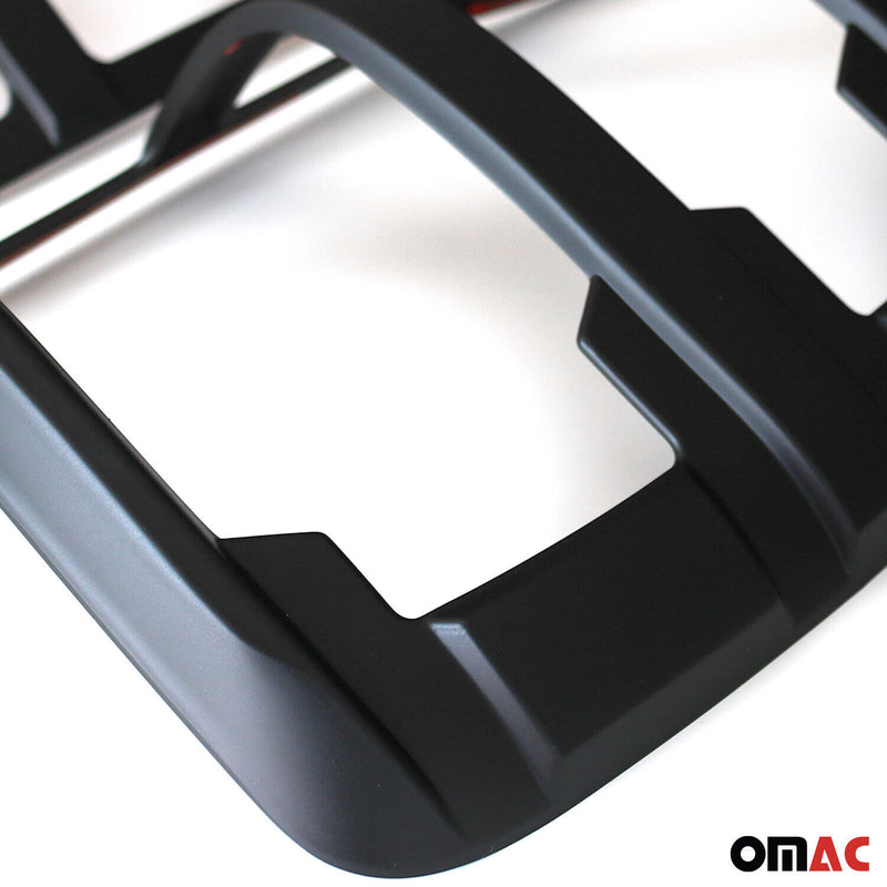 Rücklicht Leisten Heckleuchte für Ford Ranger 2011-2024 Chrom ABS Dunkel 2tlg