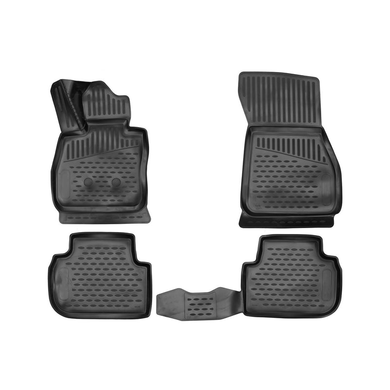 OMAC Gummimatten Fußmatten für BMW 1er F40 2019-2024 TPE Automatten Schwarz 4x
