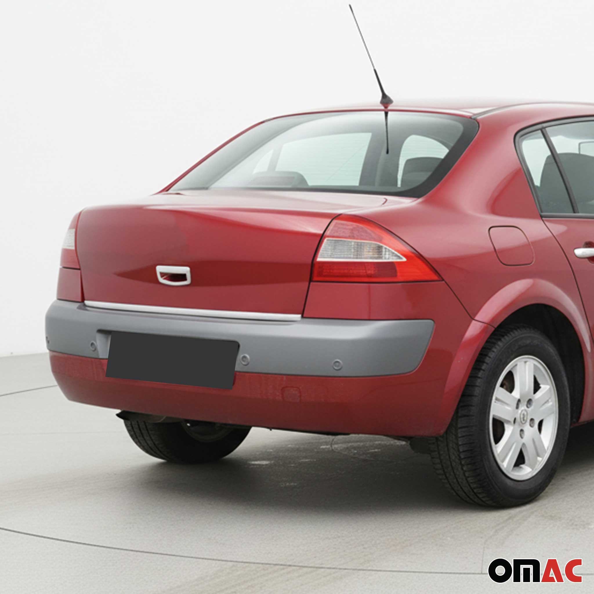 Kofferraumleiste Heckleiste für Renault Megane 2002-2009 Stufenheck Untere Chrom