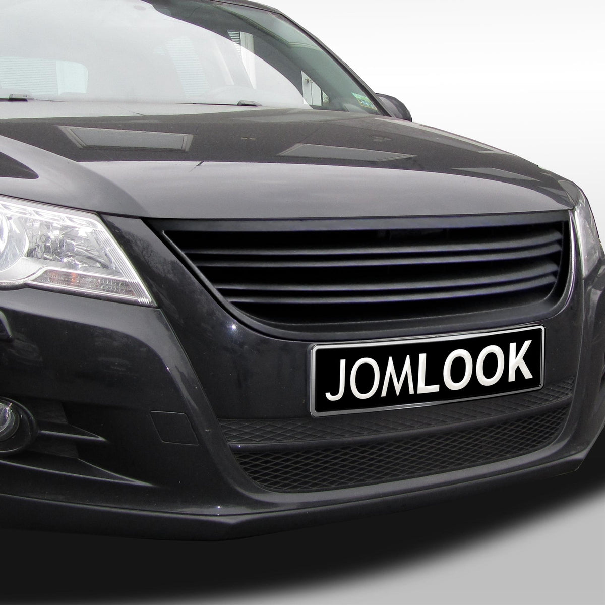 JOM Kühlergrill Kühlergitter für VW Tiguan 2007-2011 ABS Schwarz
