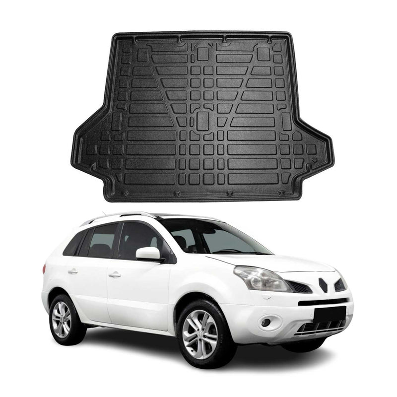 Kofferraumwanne Laderaumwanne für Renault Koleos 2008-2018 Gummi TPE Schwarz