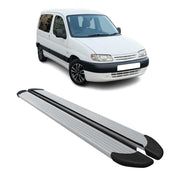 Seitenschweller Trittbretter Schweller für Citroen Berlingo L1 1996-08 Alu Grau