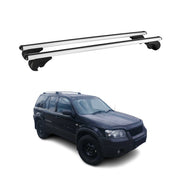 Dachträger Grundtäger für Ford Maverick 2001-2007 75kg Aluminium Silber 2 tlg