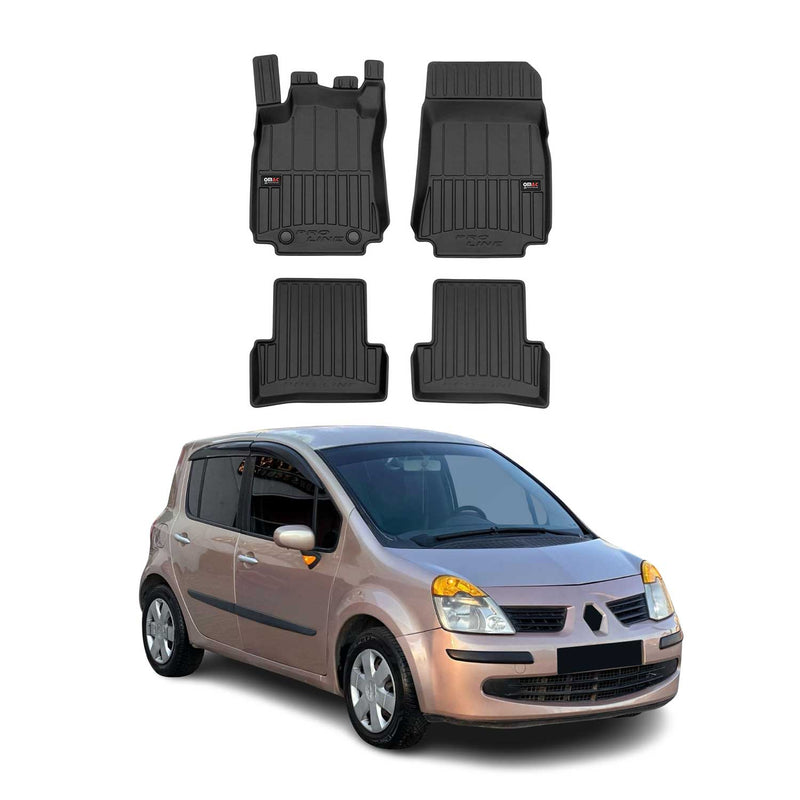 OMAC Gummi Fußmatten für Renault Modus 2004-2012 Premium TPE Automatten 4tlg