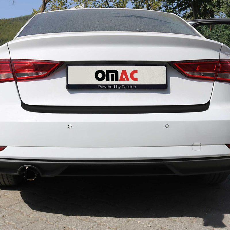 Ladekantenschutz Stoßstangenschutz für Audi A3 8V Limo 2016-2020 Acryl Schwarz