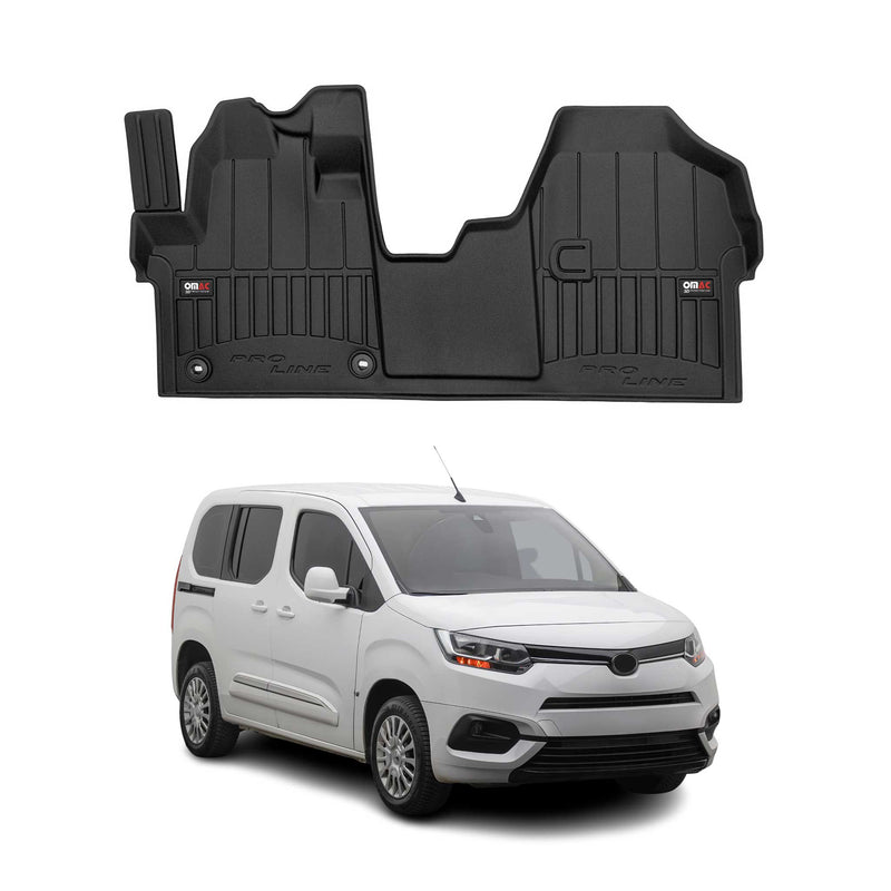 OMAC Gummi Fußmatten für Toyota Proace 2016-2025 Premium TPE Automatten 1tlg