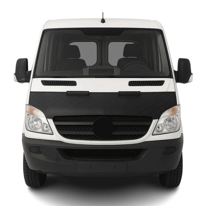 Schwarz Halb Haubenbra Steinschlagschutz für Mercedes Sprinter W906 2006-2013