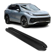 Trittbretter Seitenschweller für VW Tiguan mk3 2024-2026 Alu Schwarz 2tlg
