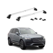 Dachträger Grundtäger für Volvo XC90 2015-2026 100kg Aluminium Silber 2x ABE