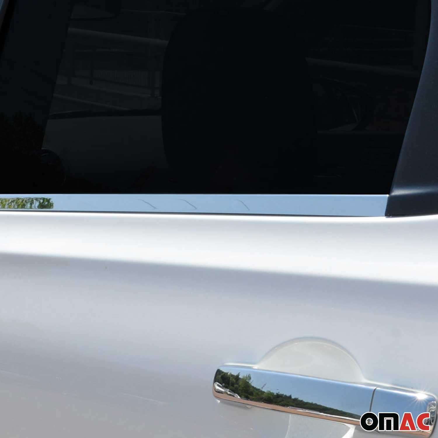 Fensterleisten Zierleisten für Nissan Qashqai +2 2008-2014 Edelstahl Chrom 4tlg