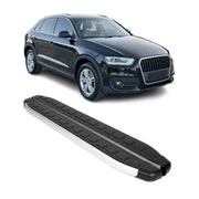 Seitenschweller Seitenbretter Trittbretter für Audi Q3 8U 2011-2018 Alu Schwarz