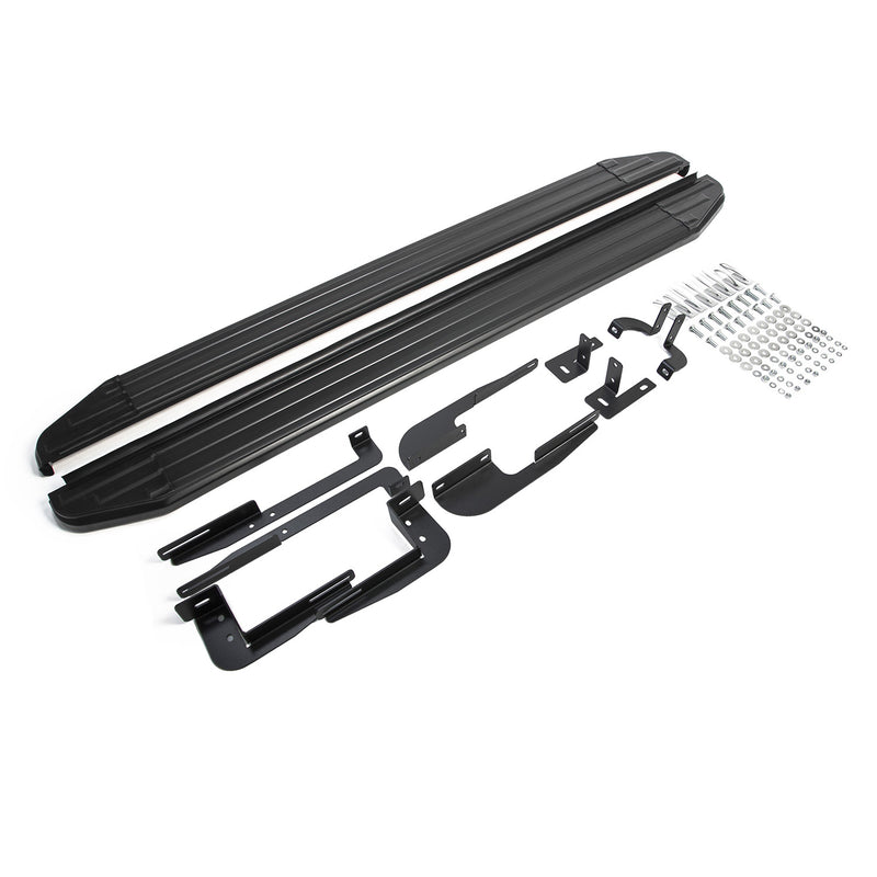 Trittbretter Seitenschweller für Hyundai ix35 2010-2015 Alu Schwarz ABE