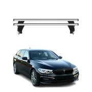Menabo Dachträger Grundtäger für BMW 5er Touring G31 2017-2023 50kg Alu Grau 2x