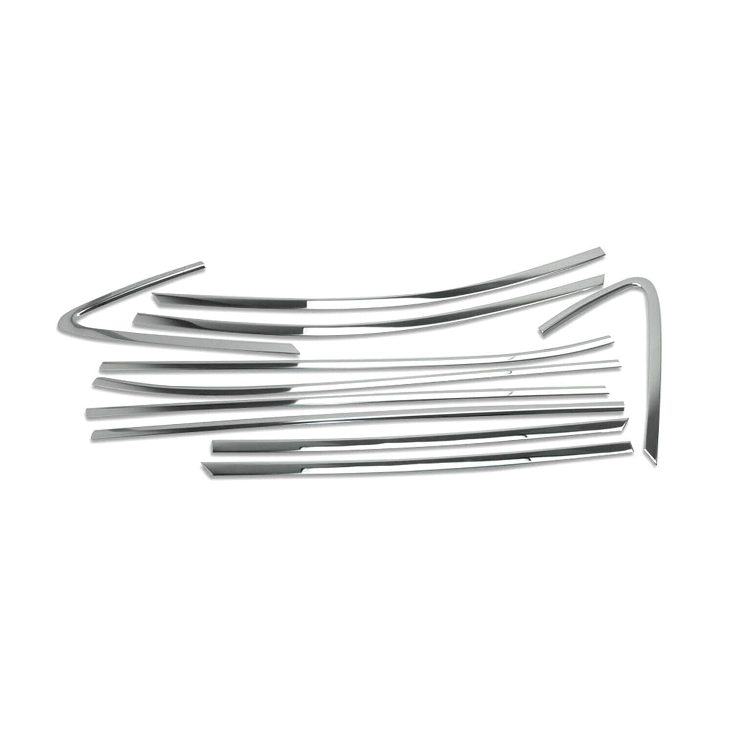 Fensterleisten Fensterrahmen für Hyundai IX35 2010-2024 Edelstahl Chrom 10x