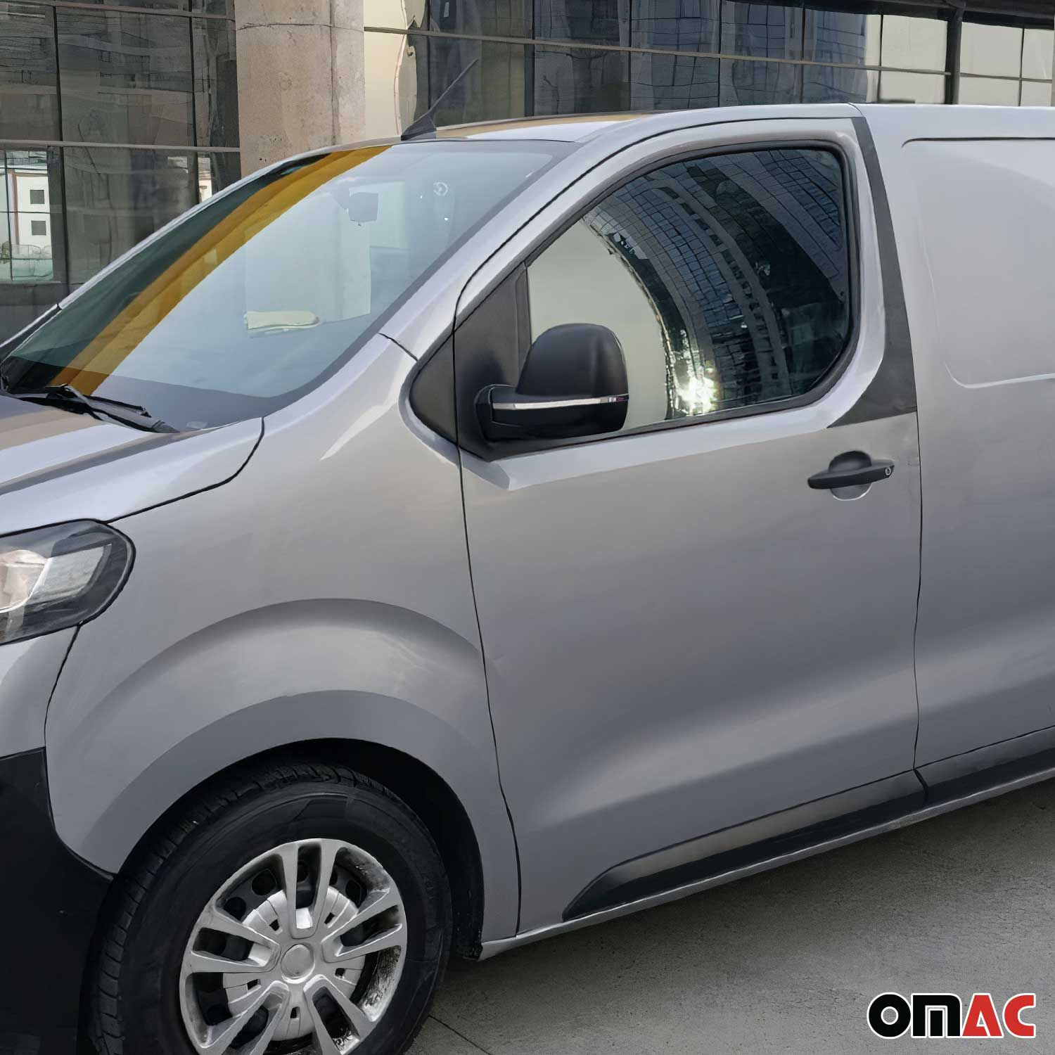 Spiegelkappen Leiste für Opel Vivaro 2014-2019 Edelstahl Silber 2tlg
