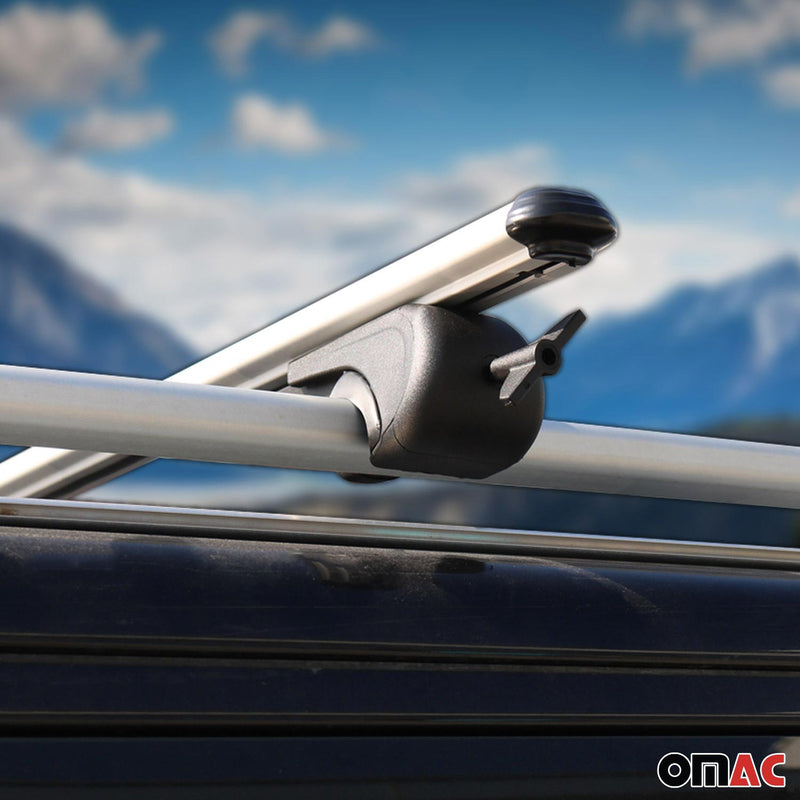 Dachträger für Isuzu D-Max 2012-2025 Gepäckträger Grundträger Aluminium Grau 2x