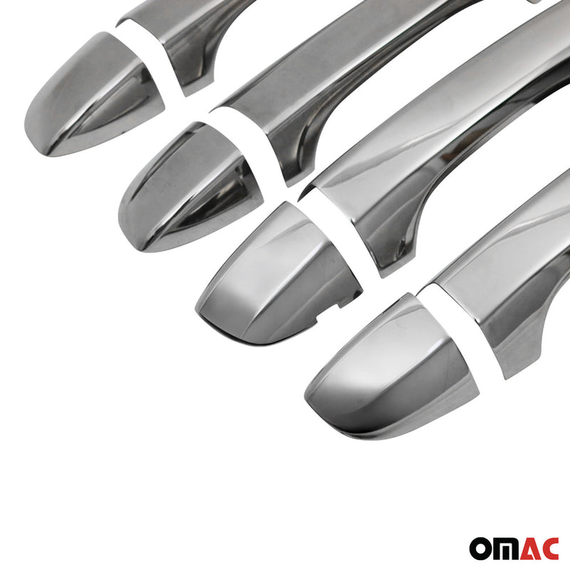 Türgriff Blende Türgriffkappen für VW Tiguan mk2 2016-2024 Edelstahl Silber 8tlg