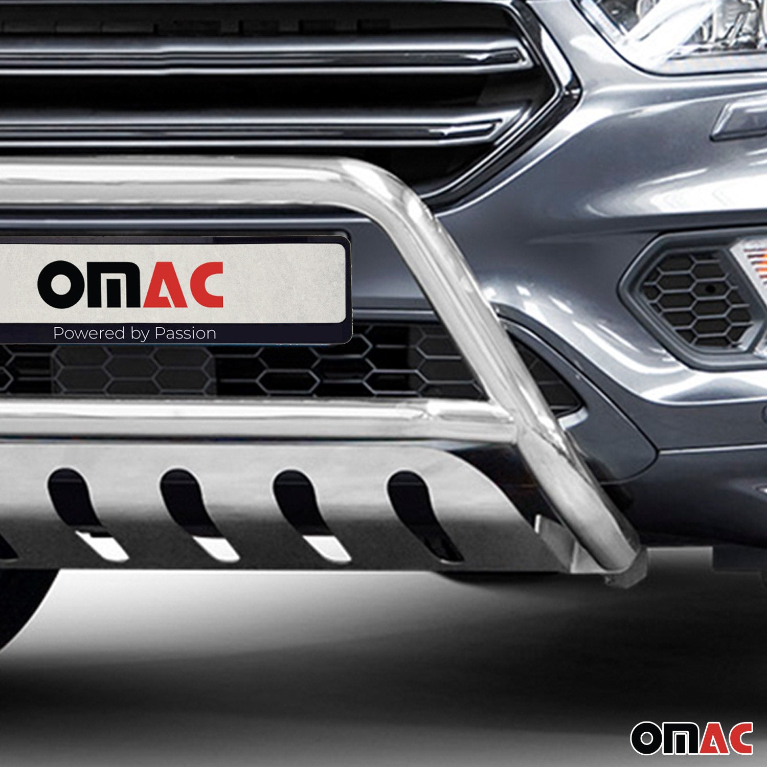 Frontbügel Frontschutzbügel für Ford Kuga 2017-2025 Stahl Silber mit ABE