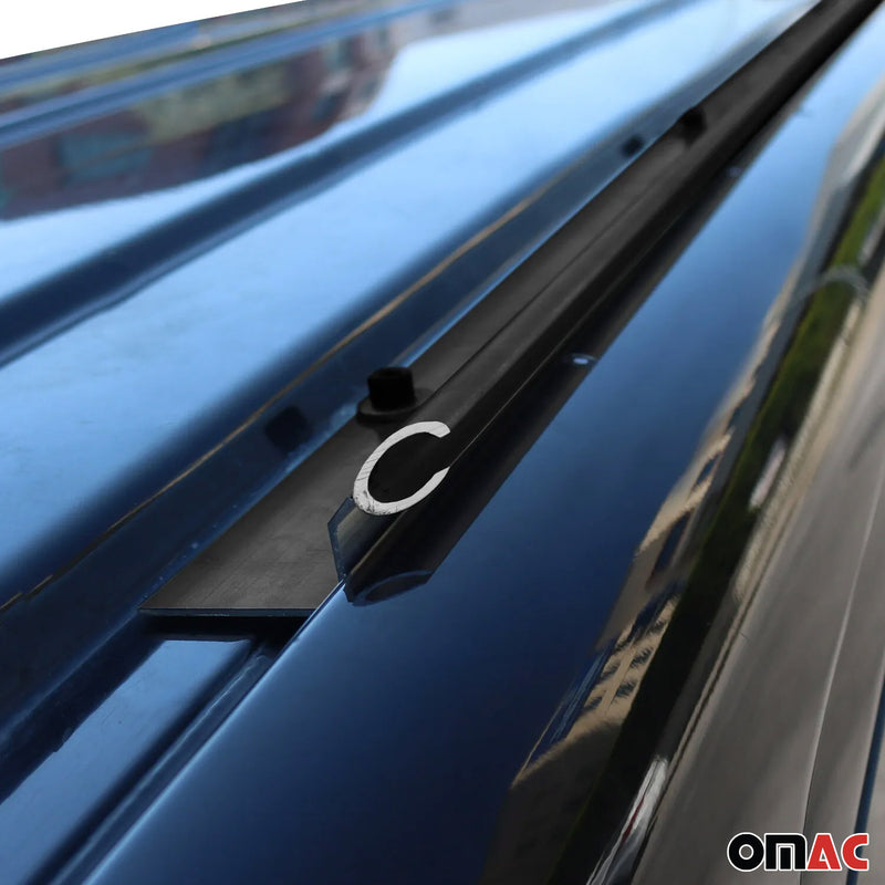 Sonnensegel Kederschiene für Ford Transit / Tourneo Custom 2013-22 L1 Schwarz