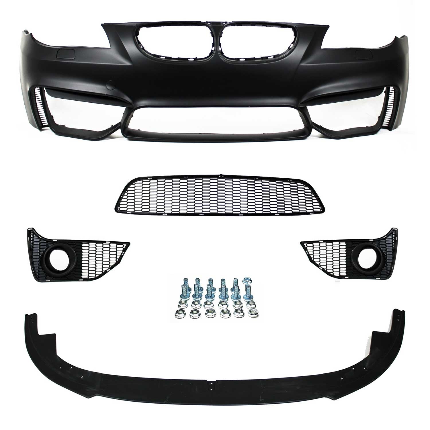 JOM Stoßstange für BMW E60 Limo 2003-2010 / E61 Touring 2004-2010 Schwarz 1tlg