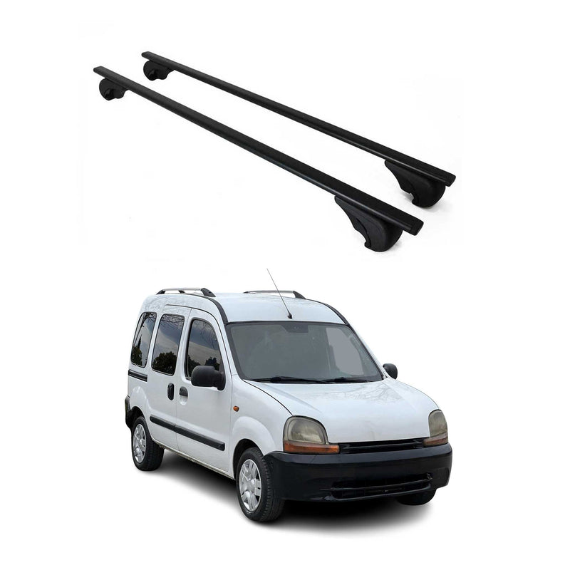 Dachträger Gepäckträger für Renault Kangoo 1996-2007 Grundträger Metall Schwarz