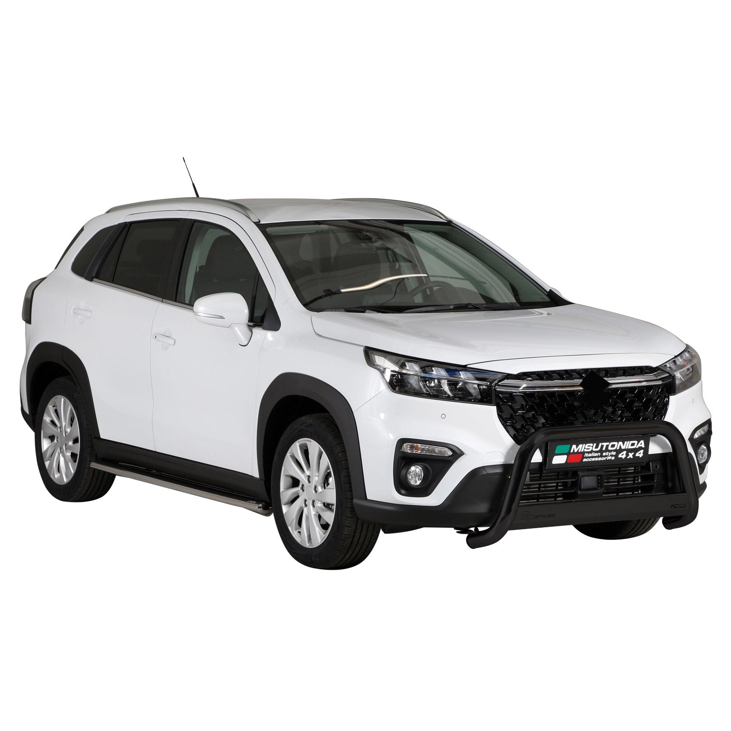 Frontbügel Frontschutzbügel für Suzuki SX4 S-Cross Hybrid 2022-2026 ø63 Schwarz