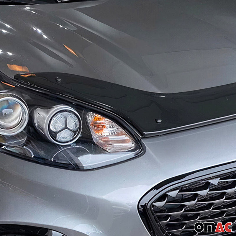 Motorhaube Deflektor Insekten Steinschlagschutz für Kia Sportage 2015-21 Dunkel
