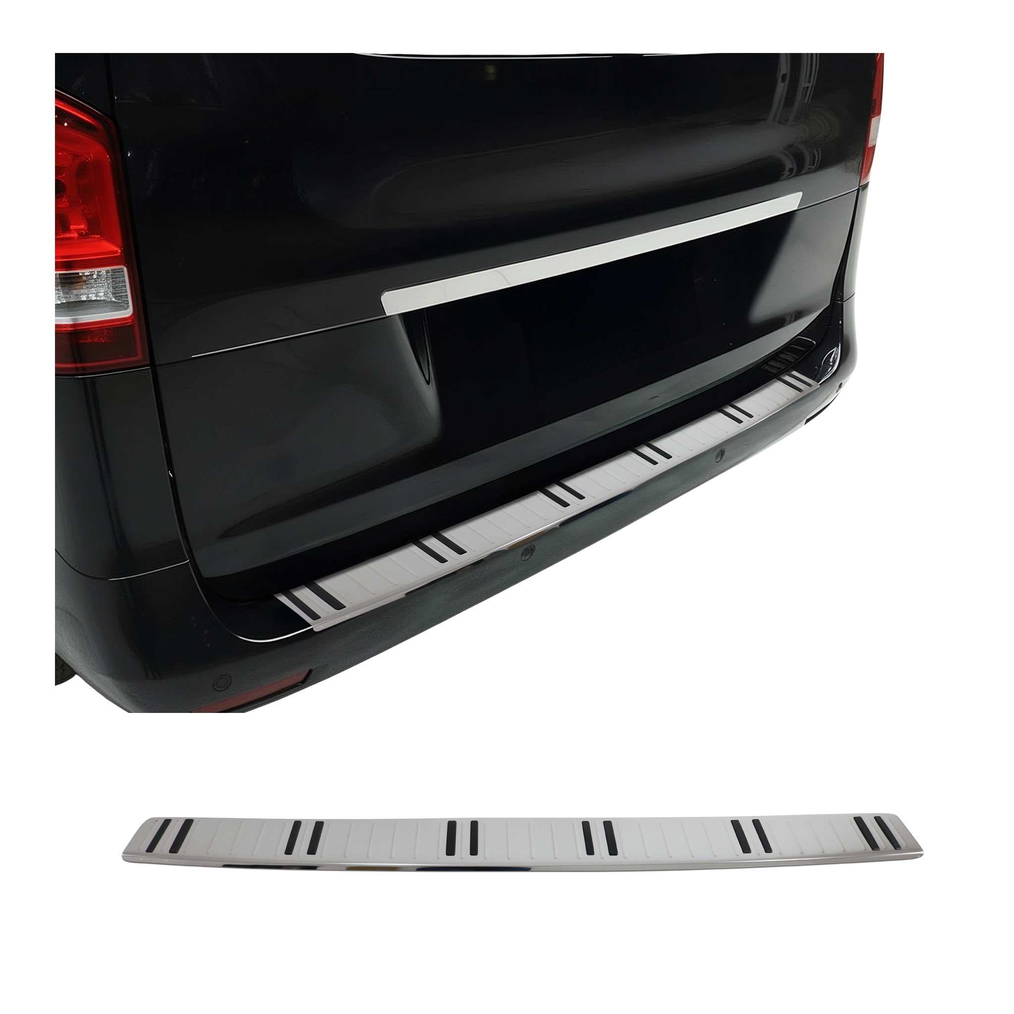 Ladekantenschutz Stoßstange für Mercedes Vito W447 2014-2026 Edelstahl Chrom
